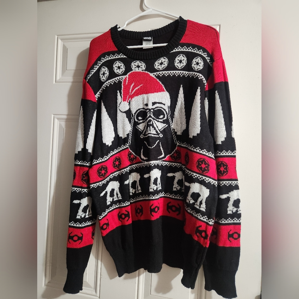 STAR WARS DARTH VADER UGLY CHRISTMAS SWEATER